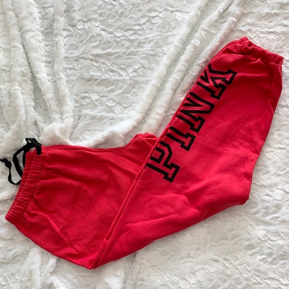 PINK Victoria's Secret Pants - Victoria’s Secret PINK Lounge Pants- Red